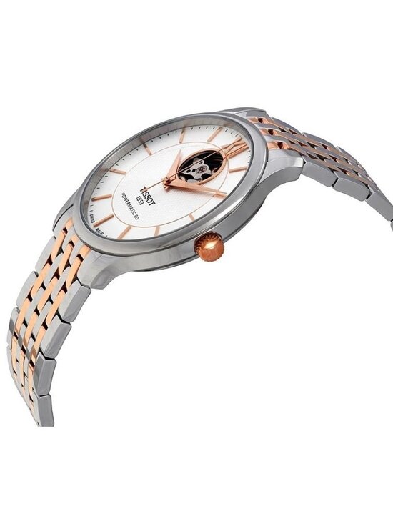 NWT Tissot Tradition Silver Dial Two-tone Men\'s Watch